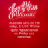 Closing early! 5/1/25